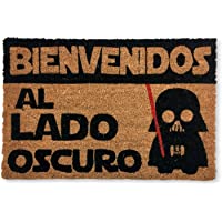 Los mejores  - koko doormats felpudos Entrada casa Originales- Fibra de Coco y PVC- Felpudo Exterior Bienvenido AL Lado Oscuro- 40x60x1…